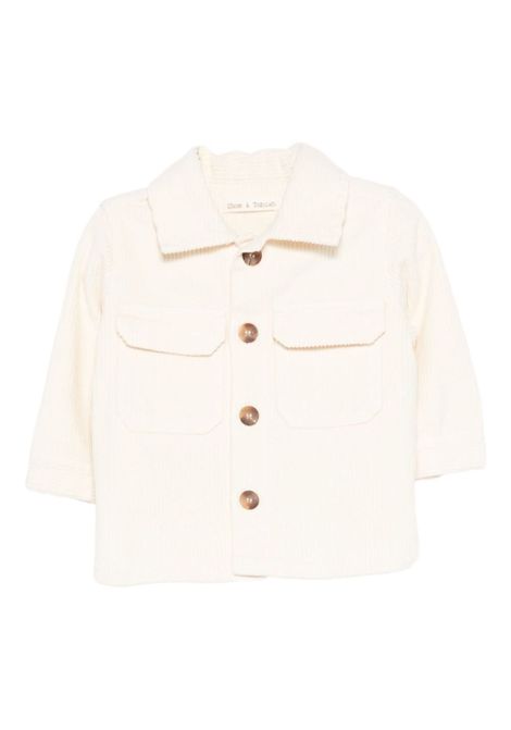 Camicia in velluto a coste ZHOE & TOBIAH KIDS | P&K11MK45 NATURALE